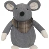 BUTEE PORTE FORME SOURIS GRIS