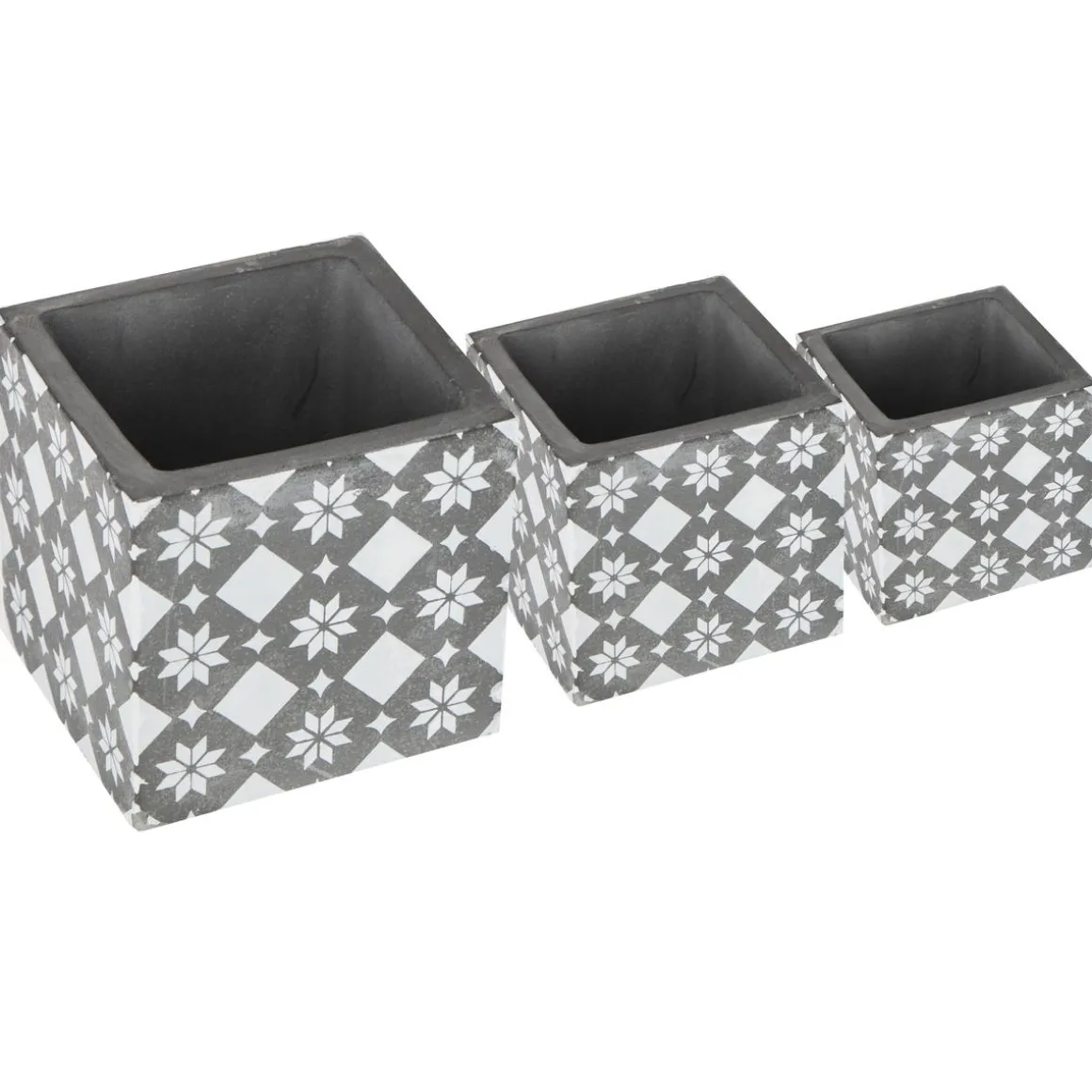 CACHE POT CIMENT CARRE MANOIR D.11X11CM