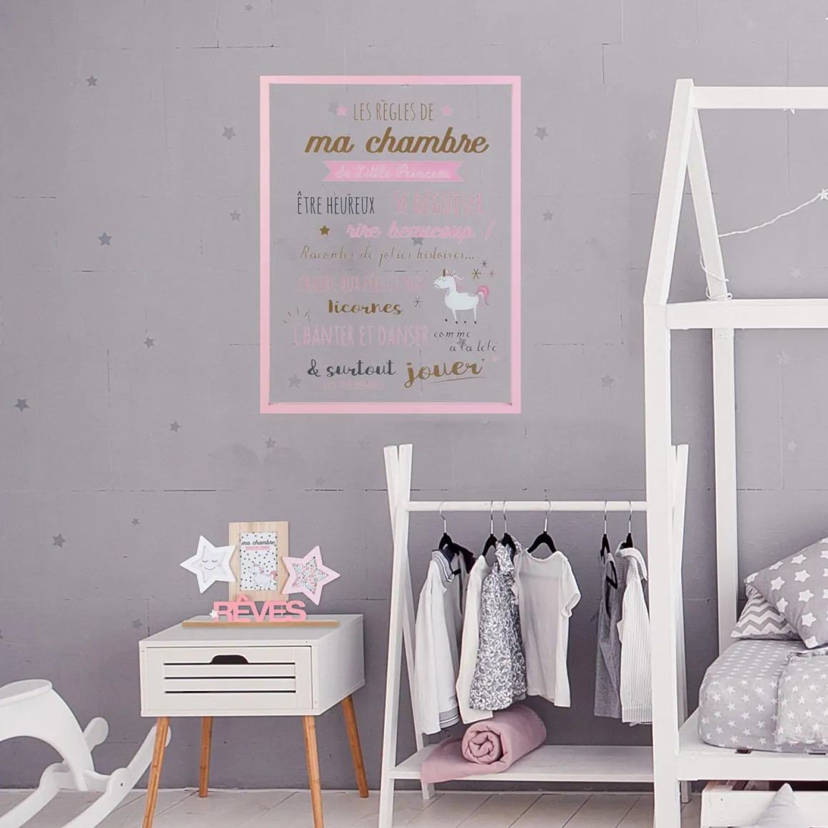CADRE LES REGLES DE LA CHAMBRE FILLE