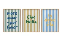 CADRE MESSAGE CLUB SOLEIL 30X40CM