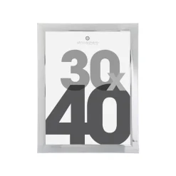 CADRE PHOTO ARGENT LISE 30X40CM