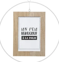 CADRE PHOTO METAL ET BOIS 10X15CM