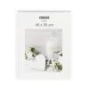 CADRE PHOTO PLASTIQUE VERRE BLANC 40X50CM