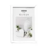 CADRE PHOTO PLASTIQUE VERRE BLANC 10X15CM