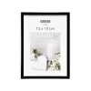 CADRE PHOTO PLASTIQUE VERRE NOIR 13X18CM