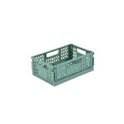 CAGETTE PLIABLE EMPILABLE SAUGE D.21X14.5X8CM