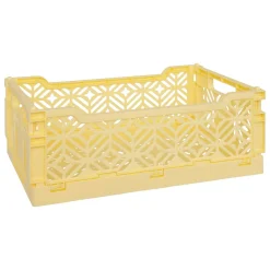CAGETTE PLIABLE JAUNE 30X20X11.5CM