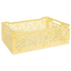 CAGETTE PLIABLE JAUNE 40X30X15CM