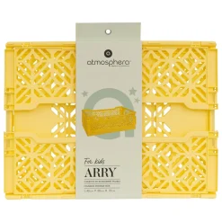 CAGETTE PLIABLE JAUNE 40X30X15CM