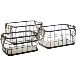 CAISSE CAGETTE LOFT D.38X26X19CM