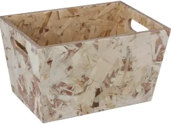 CAISSE TRAPEZE OSB D.26X18X15CM