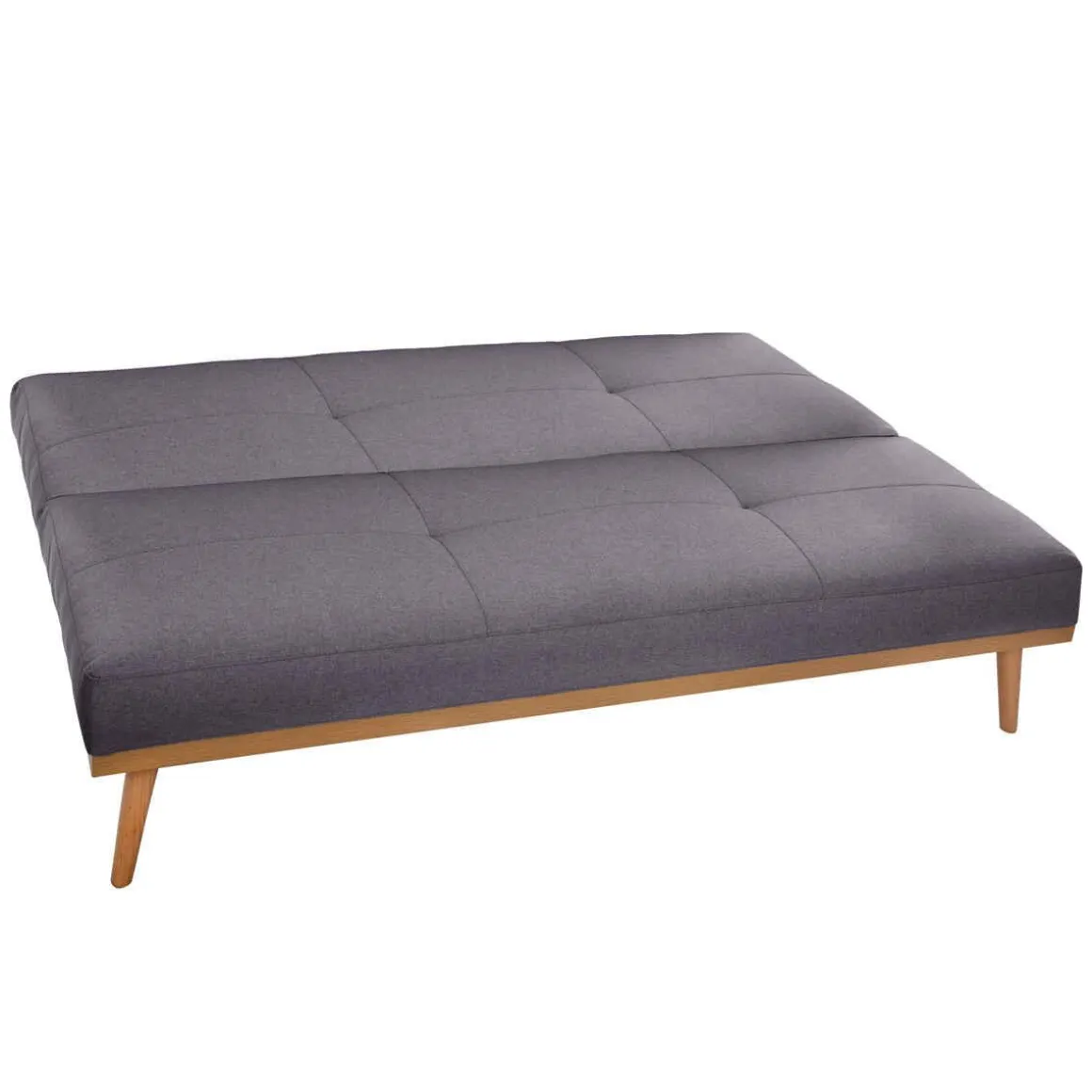 CANAPE BANQUETTE 3 PLACES DOHAN GRIS FONCE