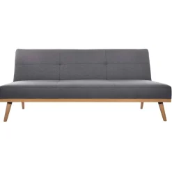 CANAPE BANQUETTE 3 PLACES DOHAN GRIS FONCE