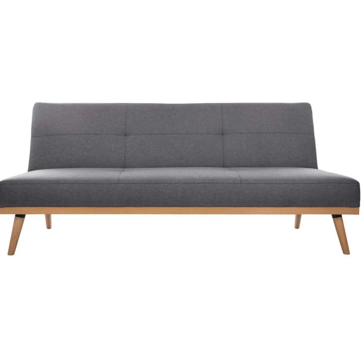 CANAPE BANQUETTE 3 PLACES DOHAN GRIS FONCE