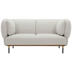 CANAPE 2 PLACES ISEE GRIS CLAIR
