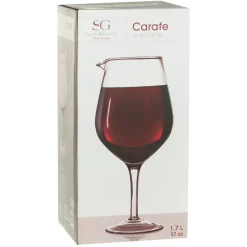 CARAFE VERRE A PIED 1.7L