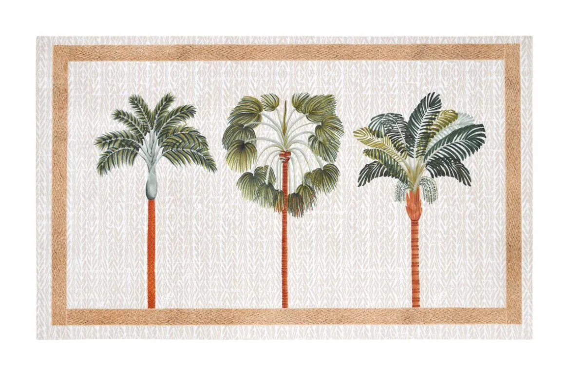 CASABLANCA TAPIS RUBBER 45X75CM NATUREL
