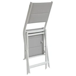 CHAISE ALLURE PLIANTE GLACIER BLANC
