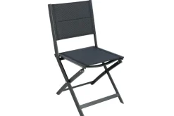 CHAISE ALLURE PLIANTE POIVRE GRAPHITE