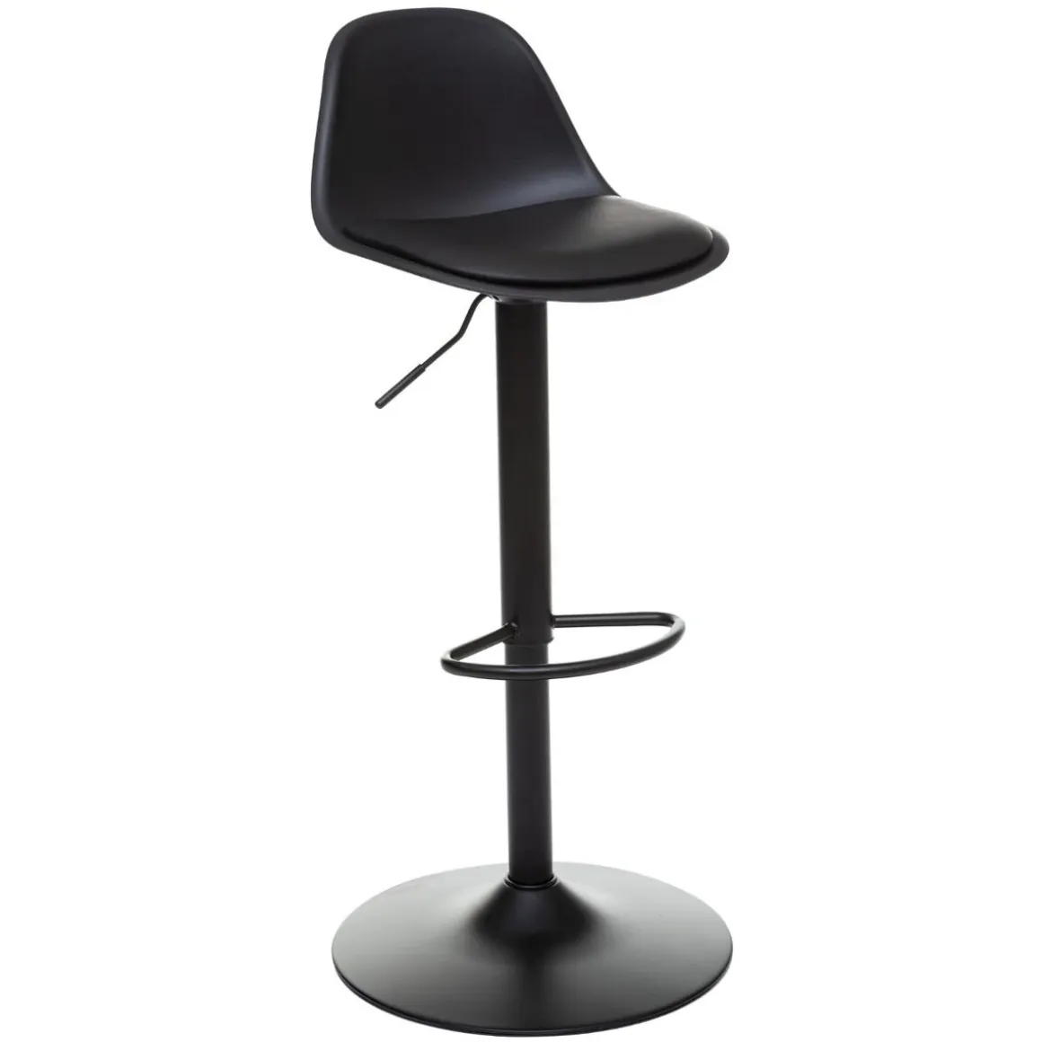 CHAISE BAR AJUSTABLE NOIR AIKO
