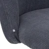 CHAISE BUREAU VELOURS GEOS GRIS