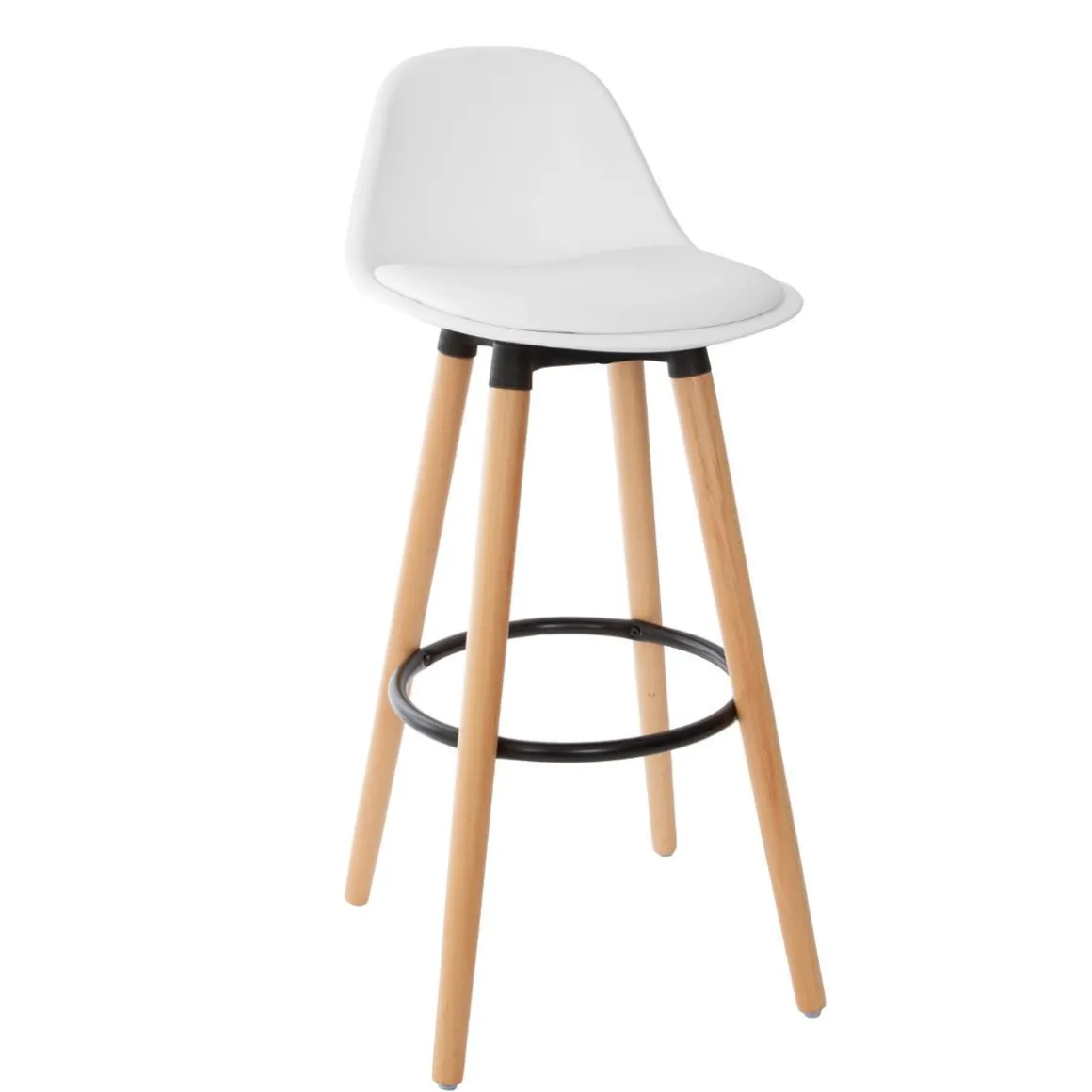 CHAISE DE BAR MAXON BLANC