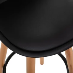 CHAISE DE BAR MAXON NOIR