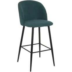 CHAISE DE BAR PIED NOIR CELESTE JADE