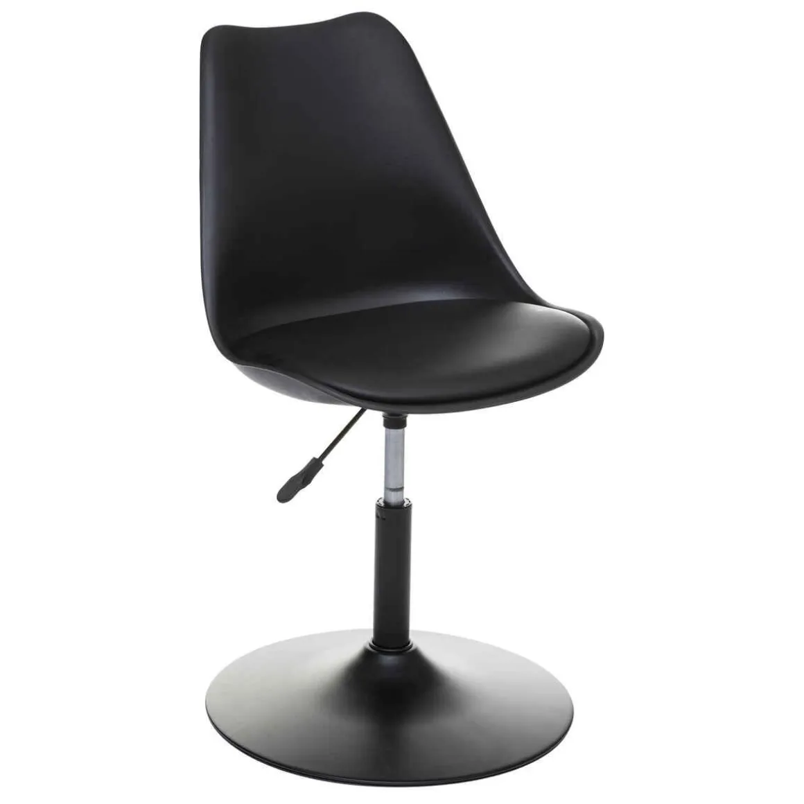 CHAISE DINER AJUSTABLE NOIR AIKO