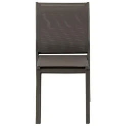 CHAISE ESSENTIA EMPILABLE WENGE PRALINE
