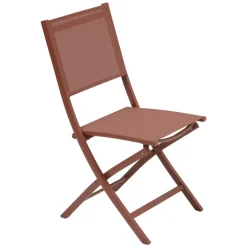 CHAISE ESSENTIA PLIANTE ACAJOU ACAJOU