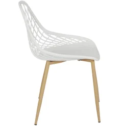 CHAISE EXTERIEUR MALAGA BLANC