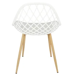 CHAISE EXTERIEUR MALAGA BLANC