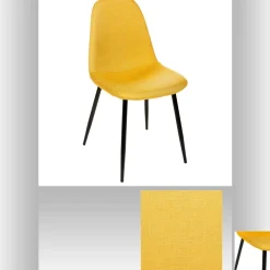 CHAISE JAUNE PIED NOIR TYKA