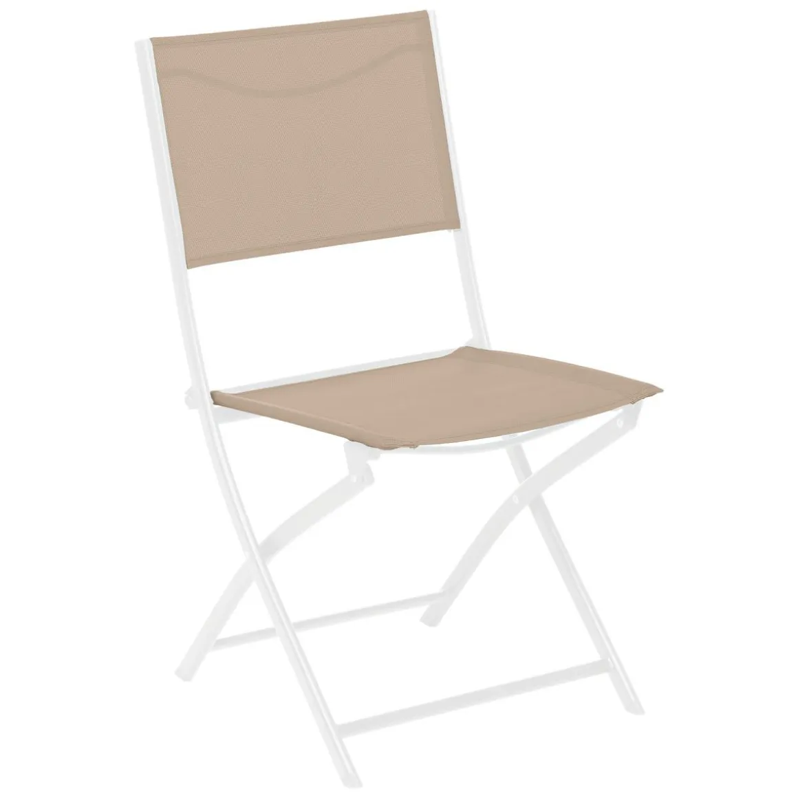 CHAISE MODULA LIN BLANC