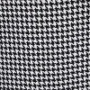 CHAISE PIED NOIR VELOURS SLANO NOIR BLANC