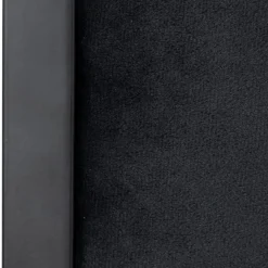 CHAISE PLIANTE CARREE VELOURS NOIR