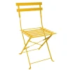 CHAISE PLIANTE MIAMI JAUNE MOUTARDE