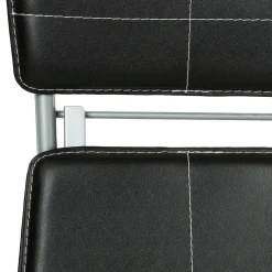 CHAISE PLIANTE PVC NOIR
