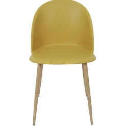 CHAISE SCANDINAVE BERGEN JAUNE MOUTARDE
