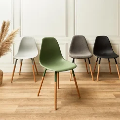 CHAISE SCANDINAVE PHENIX VERT