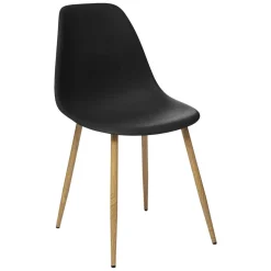 CHAISE TAHO PIED IMITATION CHENE NOIR