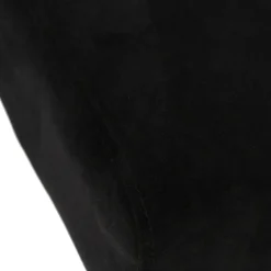 CHAISE VELOURS NOIR CLEVA