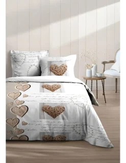 CHARMING HOUSSE DE COUETTE 240X220CM 2 TAIES 63X63CM