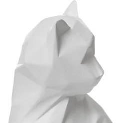 CHAT RESINE ORIGAMI DELIA H.20CM
