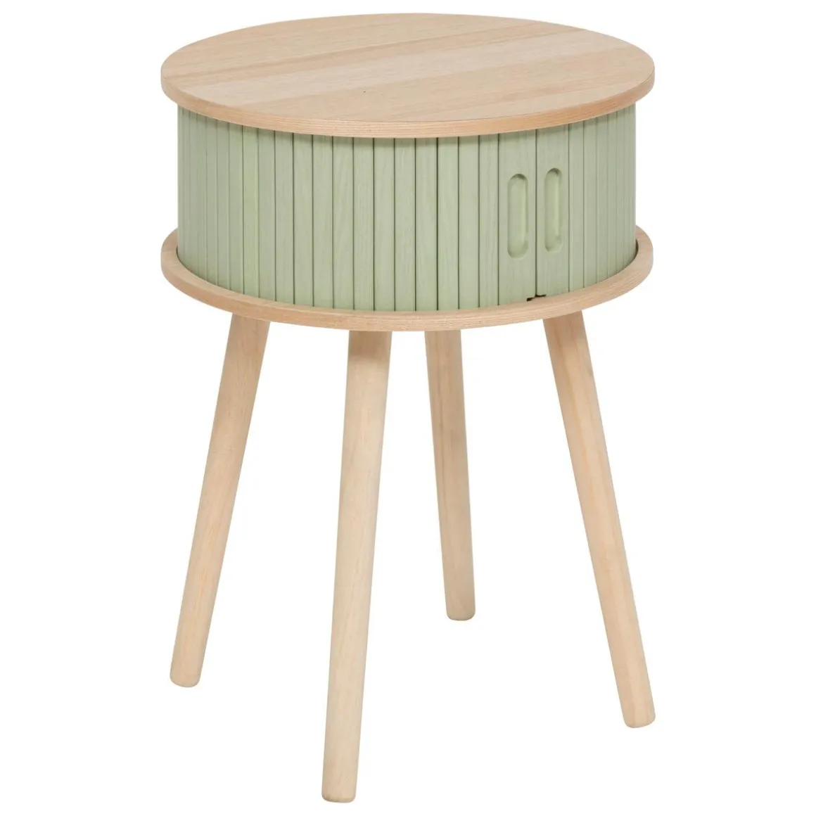 CHEVET 2 PORTES NYSOS VERT DE GRIS