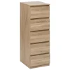 CHIFFONIER 5 TIROIRS DOLO