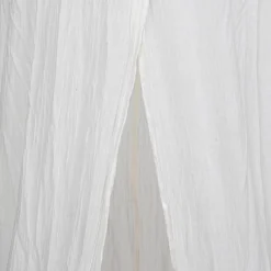 CIEL DE LIT DOUBLE GAZE COTON BLANC