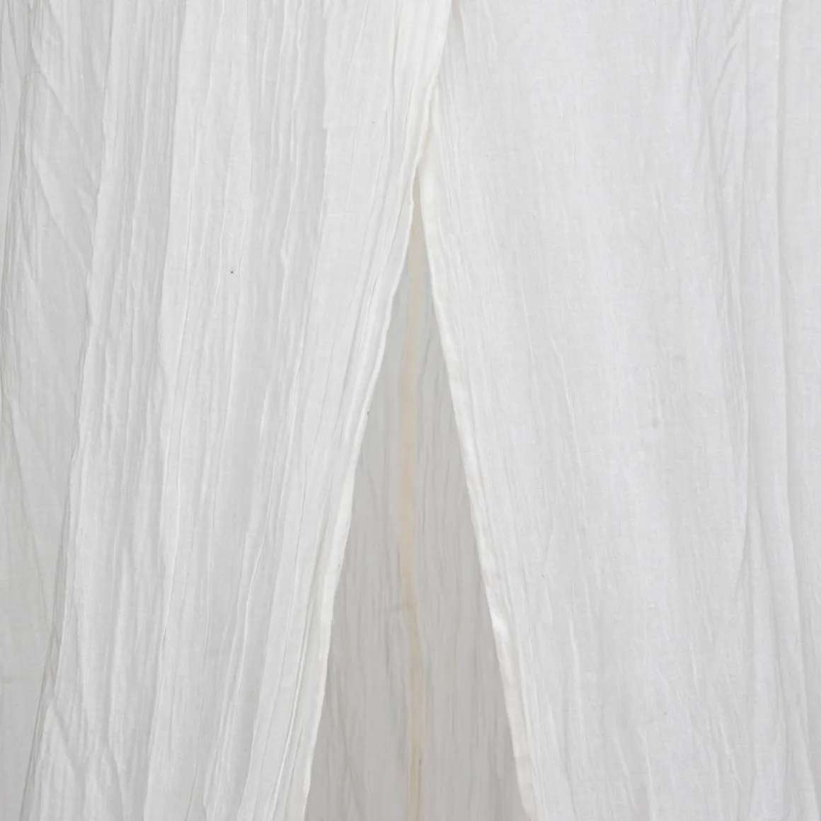 CIEL DE LIT DOUBLE GAZE COTON BLANC