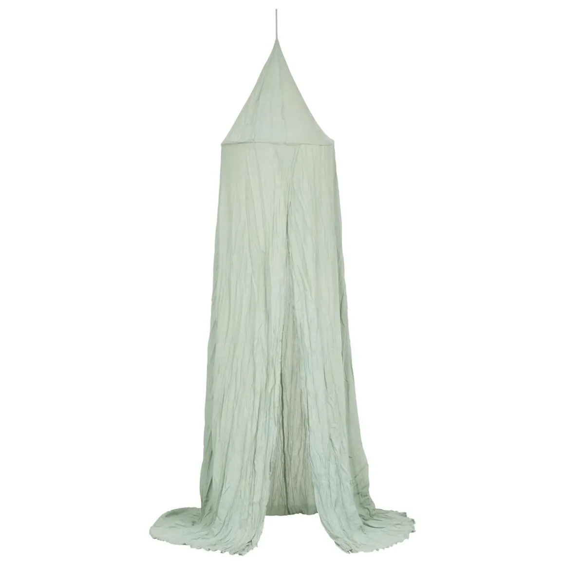 CIEL DE LIT DOUBLE GAZE COTON VERT